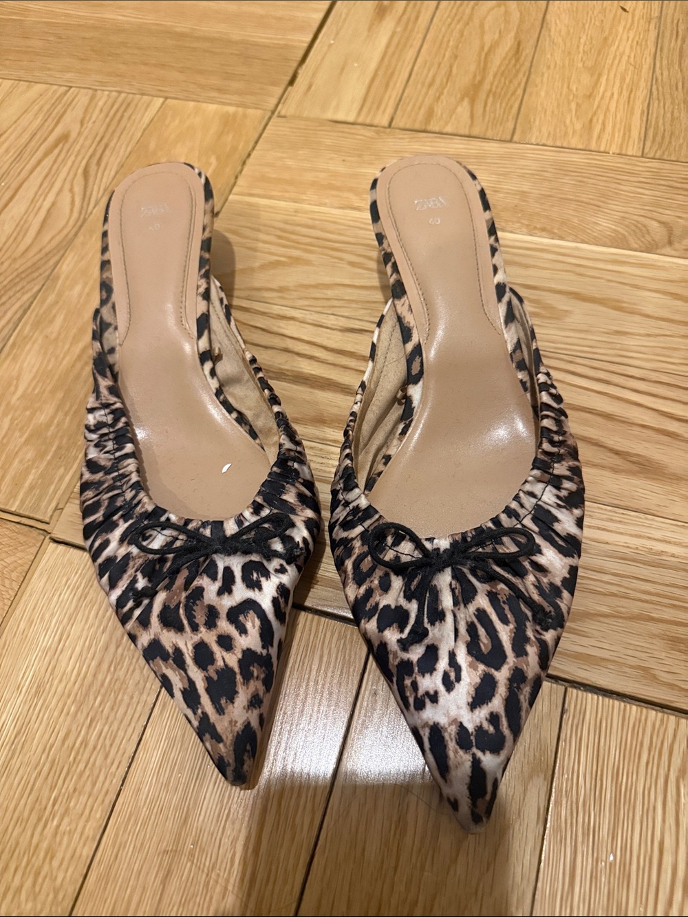 Cheetah sling backs